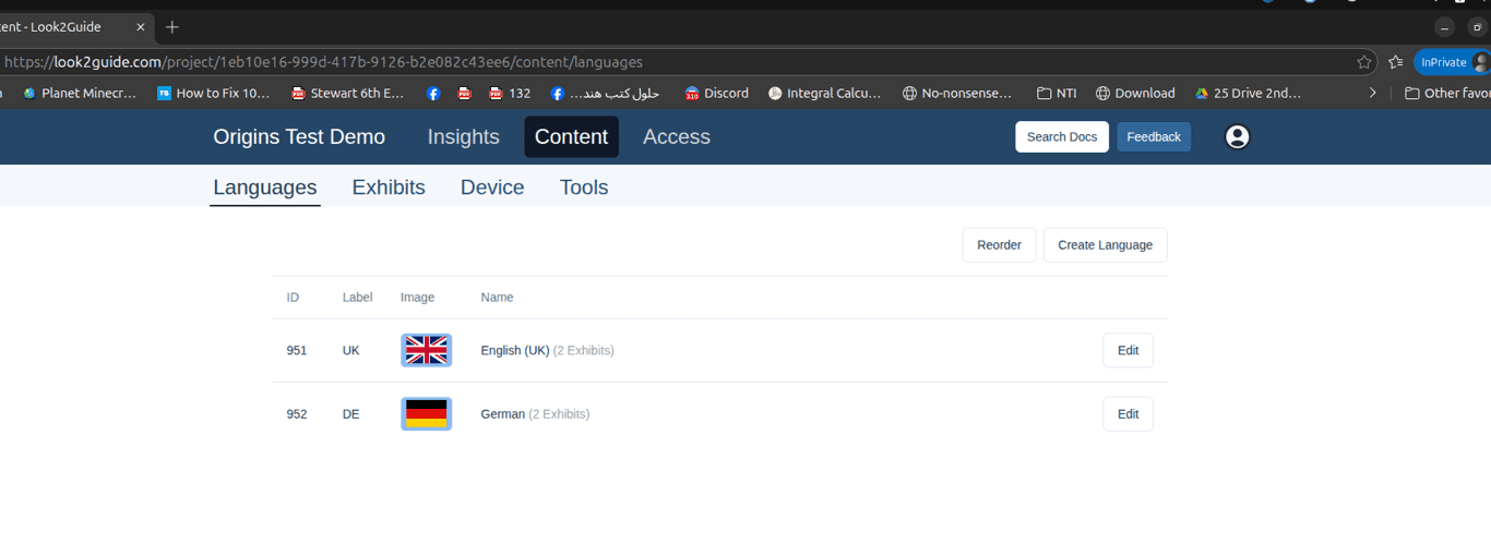How to set up languages on Look2Guide CMS (Content Tab) thumbnail